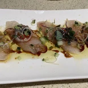 Red Snapper Sashimi