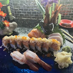 sushi, sushi and sashimi, sashimi, food