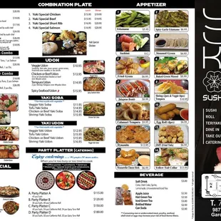 new menu