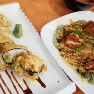 Salmon Crunch Roll