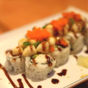 Baked Scallop Rolls