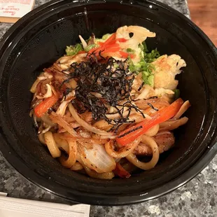 Yaki Udon with chicken
