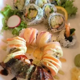 sushi and sashimi, food