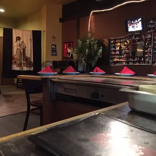 The inside is pretty small, but I loved the pictures of their customers on the wall