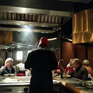sushi and sashimi, interior
