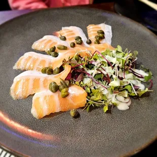 Salmon sashimi