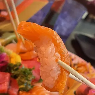 Salmon sushi