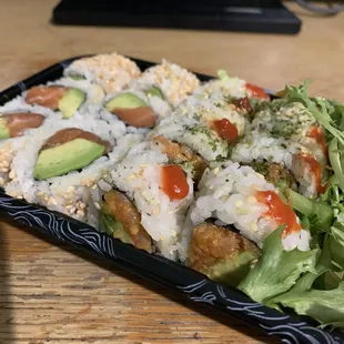 More Salmon avocado More 14. Spicy Tuna Roll