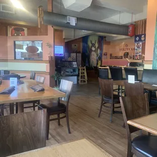 Entrance from our table