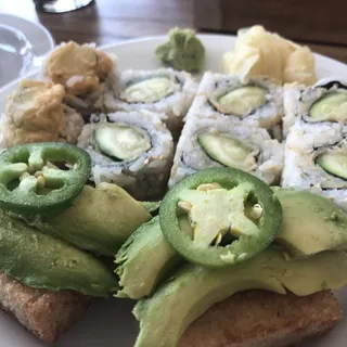 Avocado Rice Cake