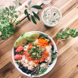 Spicy Salmon Rice Bowl