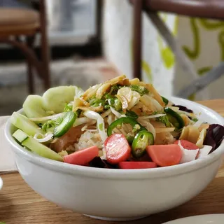 Garlic Albacore Rice Bowl