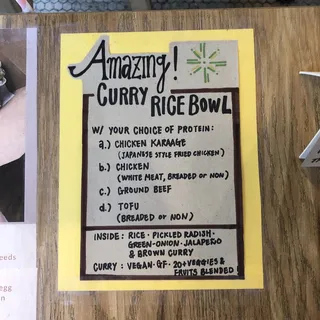 Amazing Curry Rice Bowl