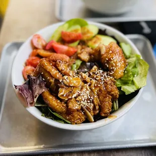 BBQ catfish bowl