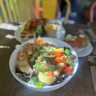 Garlic Shrimp Rice Bowl
