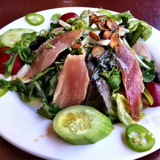 Garlic Albacore Sashimi Salad