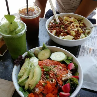 Spicy Salmon Rice Bowl