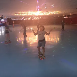 My god daughter skating having a blast :)