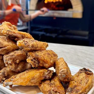 fried chicken wings, poultry, bbq chicken, chicken, chicken wings, food, chicken wings and fried chicken, fried chicken, bbq wings