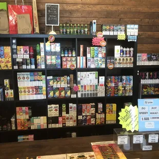 Best price on all premium juices so many brand I can choose from! And also they have house juice available.