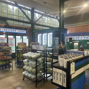 Assortment of different foods.