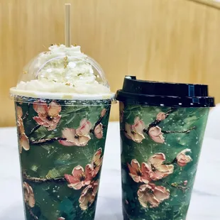 osmanthus oolong and English Grey Tea Latte