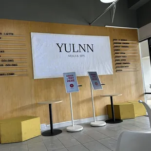 Selection of the menu and the ordering tablets