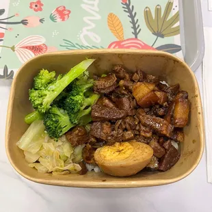 Pork Stew Rice Bowl