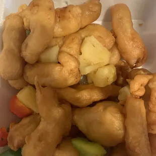 Sweet and sour chicken