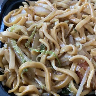 Soggy vegetables, no flavor and shrimp over cooked.