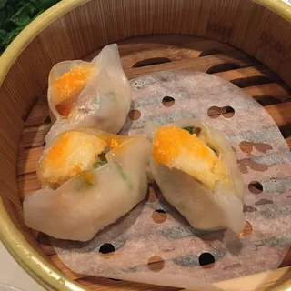 Crab Roe Sea Bass Dumpling