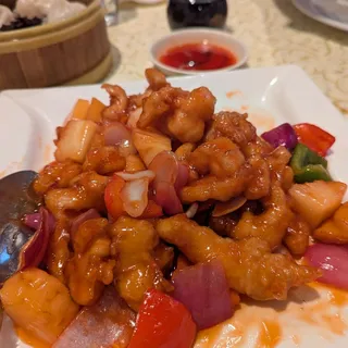 Lychee Sweet & Sour Chicken
