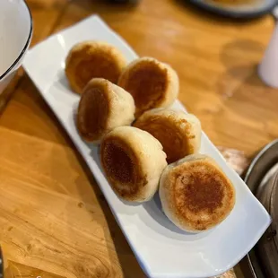 pan fried dumplings (ig @fanaticdiner)