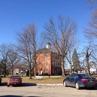 Beautiful town square in Sunbury, OH across from Yum-Ee Donuts