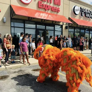 Lion Dance from our Grand Opening