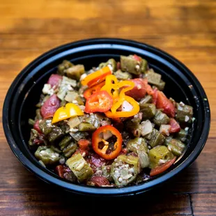 Okra and Tomatoes