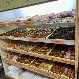 a variety of doughnuts