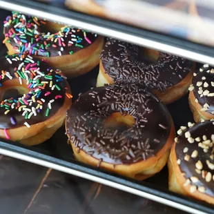 dough desserts, food, donuts