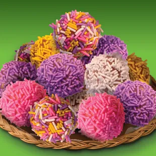 food, dough desserts, donuts