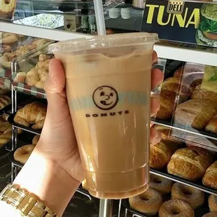 Vanilla iced coffee! Can't get enough. :)