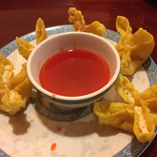 Crab rangoon missing 1! Lol