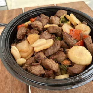 Steak bowl. So tender.