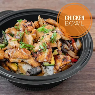 Chicken hibachi bowl