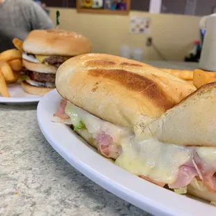 Ham Hoagie or Yum Yum Burger...hard choice