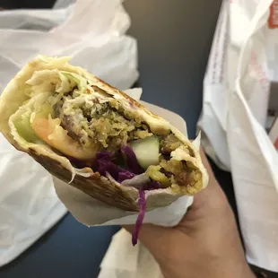 Falafel wrap