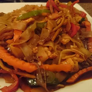 Drunken noodles. Saltier than a ladyboy&apos;s sack after a sweltering night in Ratchadaphisek.