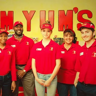 Part of our team say Thank you for popping in and have a popolicious day.