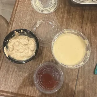 Queso and dipping sauces