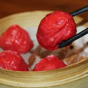 The General Cho&apos;s Soup Dumplings were made with chicken.