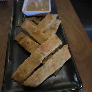 Chef Michelle's Scallion Pancake, Hoisin Butter